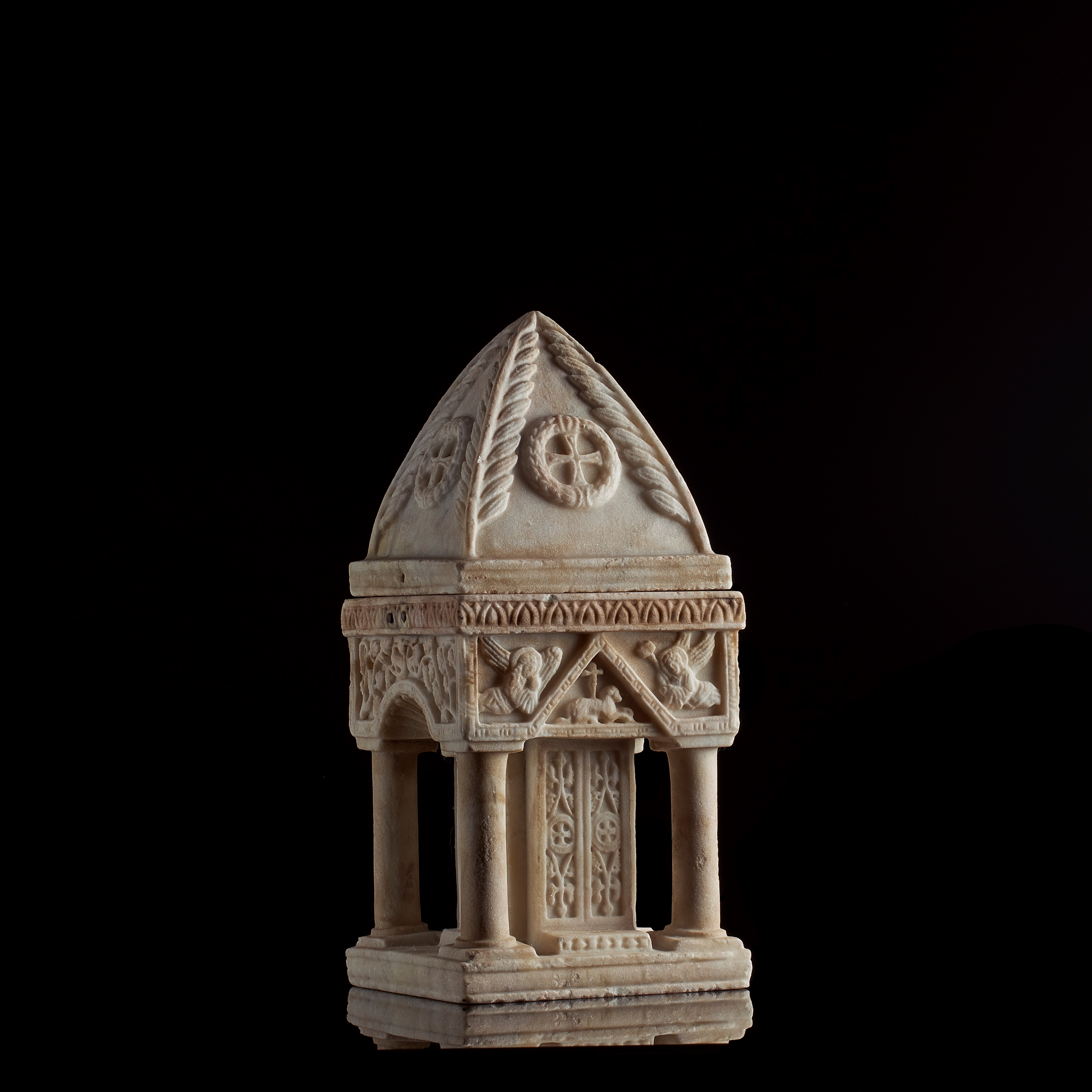A Byzantine church shaped ciborium